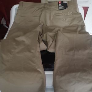 Men's UA under armour straight khaki pants sz 38x32 NWT